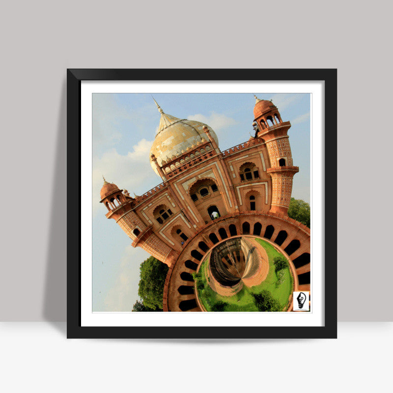 Tomb Of Safdarjung, Delhi Square Art Prints