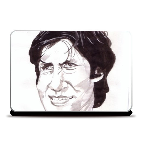 Bollywood superstar Amitabh Bachchan shows the audacity of the underdog in the movie Mard Laptop Skins