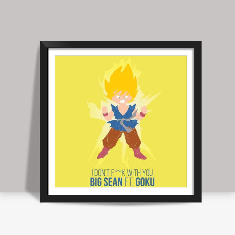 Super Saiyan Baby Goku Dragon Ball Square Art | Rishabh Bhargava
