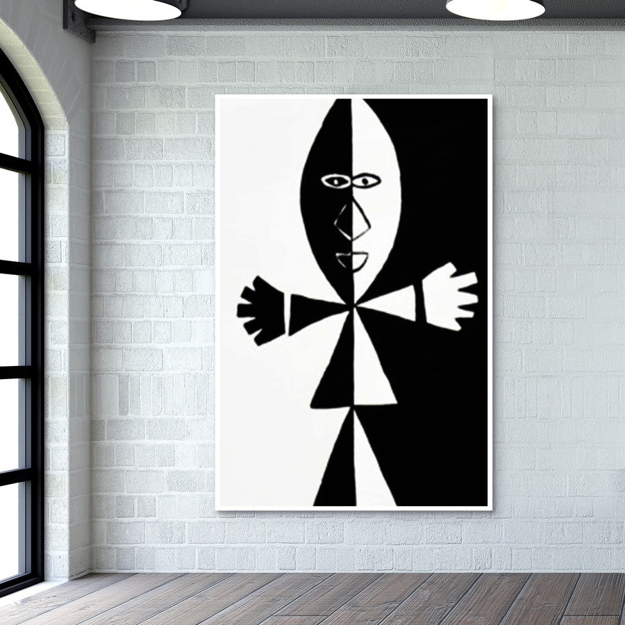 Black and White Alternative Creative Wall Art