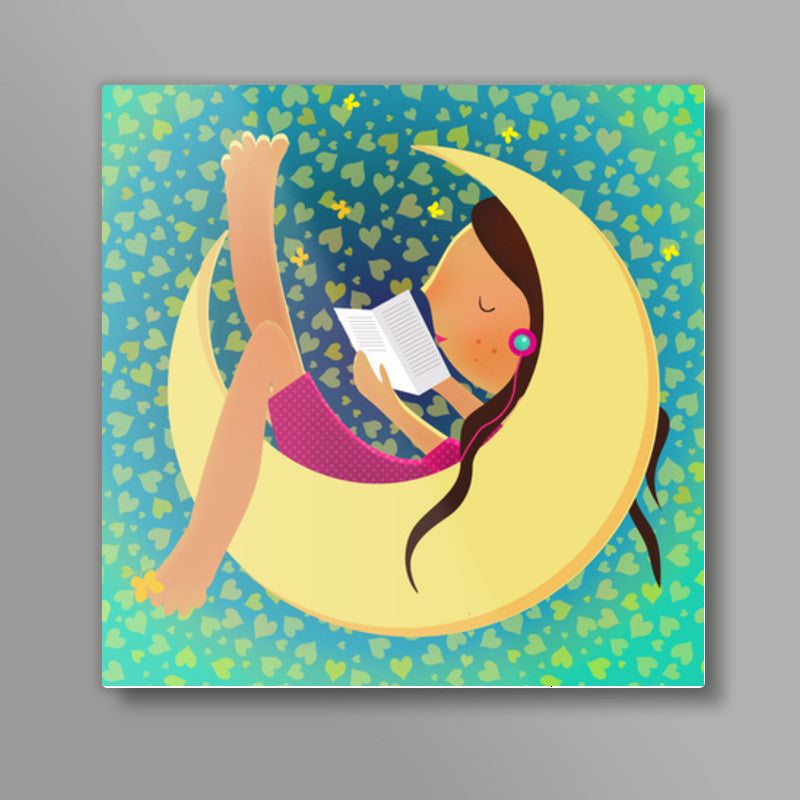 bookworm Square Art Prints