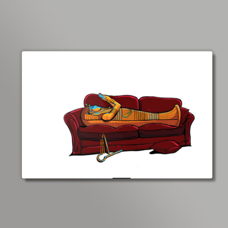 Couch Mummy Wall Art