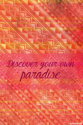 Wall Art, Discover Your Own Paradise Artwork