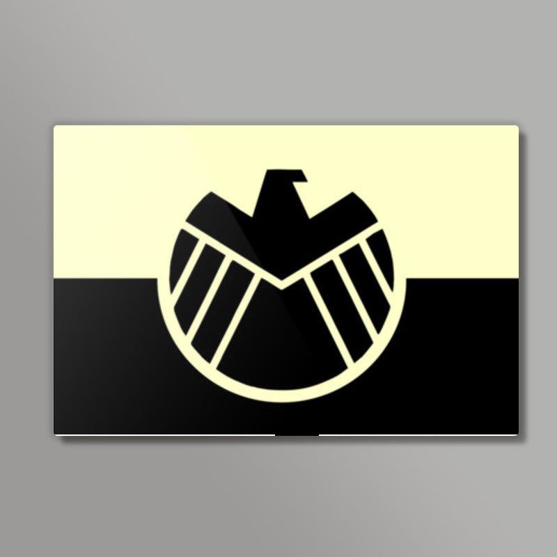 Agents of SHIELD marvel logo Wall Art