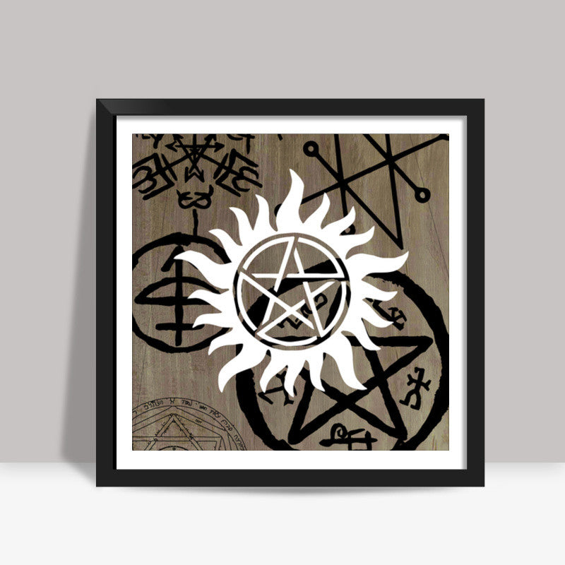 Supernatural Anti possession Square Art Prints