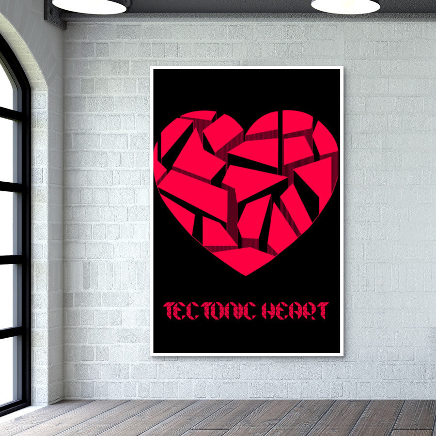 Tectonic Heart ! Wall Art