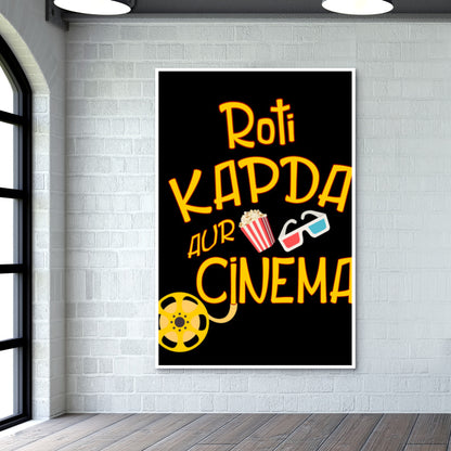 ROTI KAPDA AUR CINEMA Wall Art