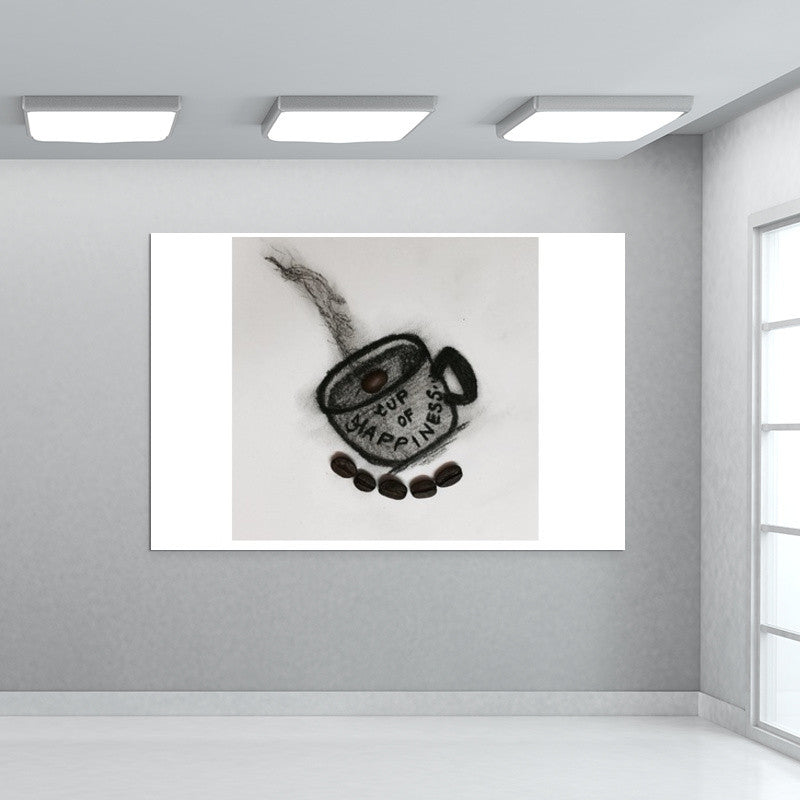 Charcoal Art | Coffee | Wall Art