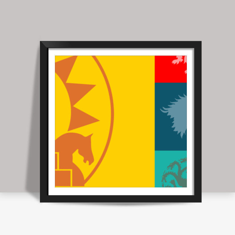 House Mahishmati Square Art Prints