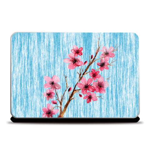 Laptop Skins, Cherry Blossoms Laptop Skin l Artist: Seema Hooda, - PosterGully