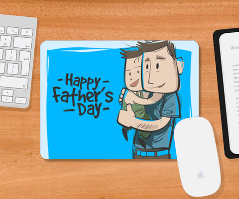 Fathers Day Illustration | #Fathers Day Special  Mousepad