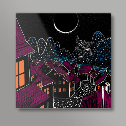 moonlight Square Art Prints