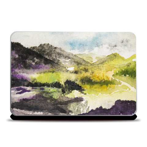 Lavender fields Laptop Skins