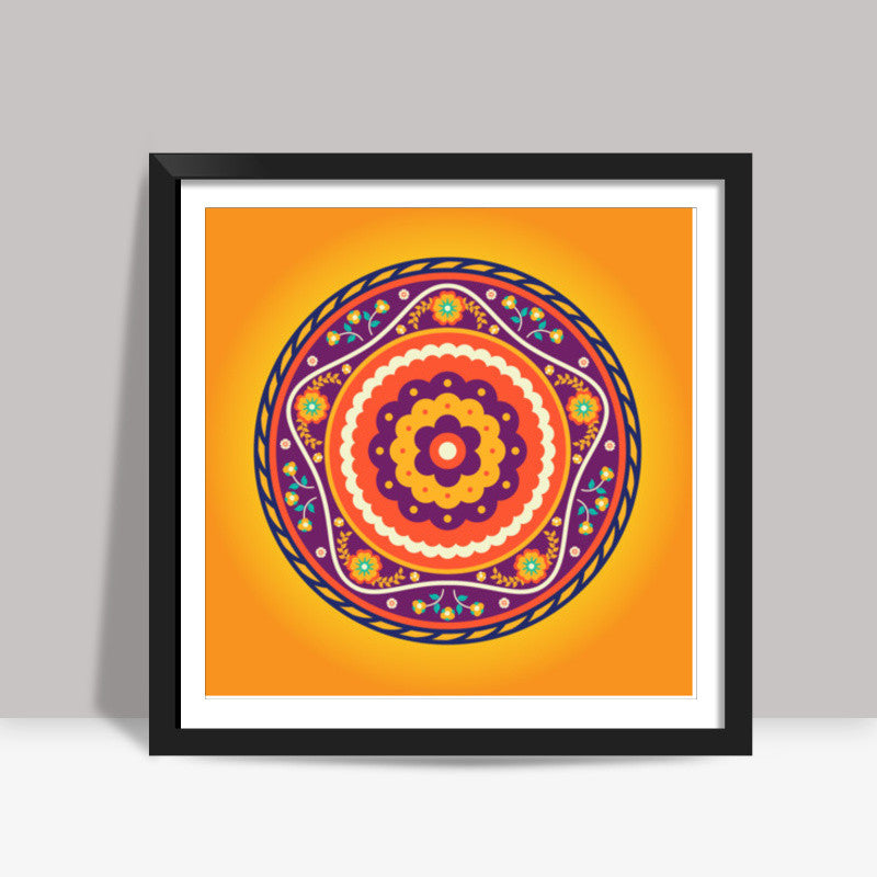 Mandala 2 Square Art Prints