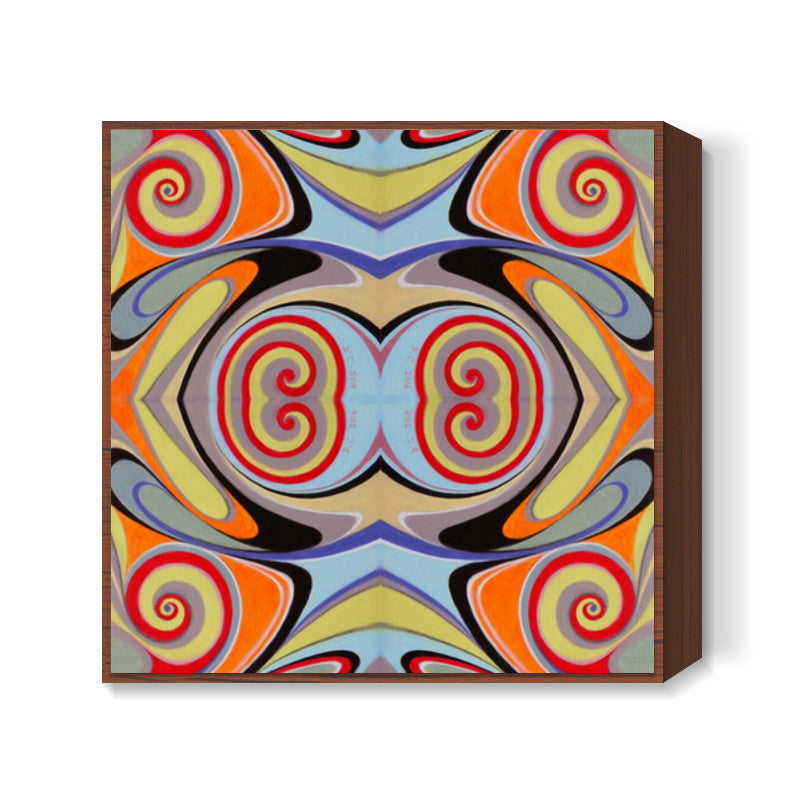 ink drop Square Art Prints