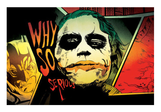 Wall Art, Why so Serious | The Joker Wall Art
