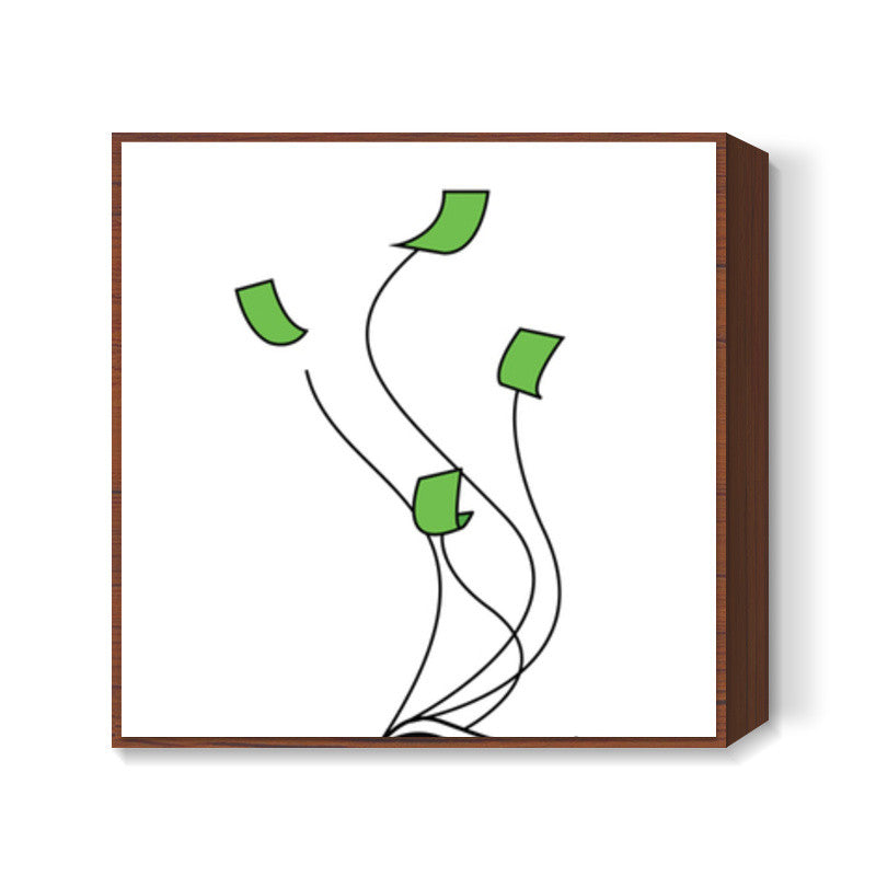 Desire for Money Square Art Prints