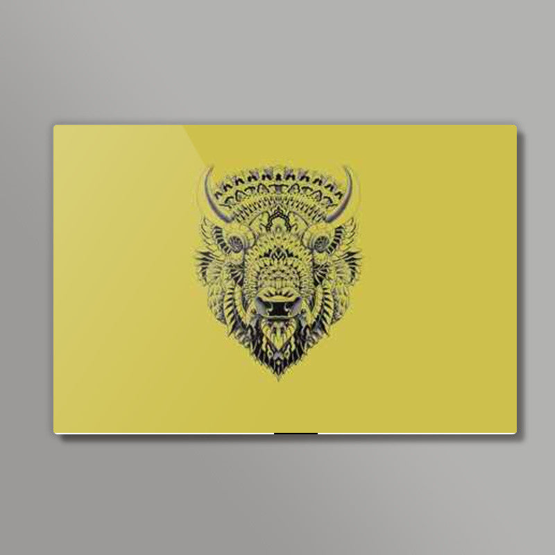 rising bull Wall Art