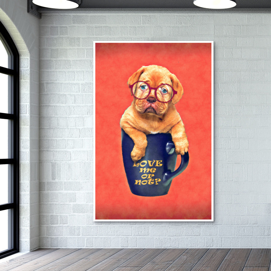 cute dog Wall Art