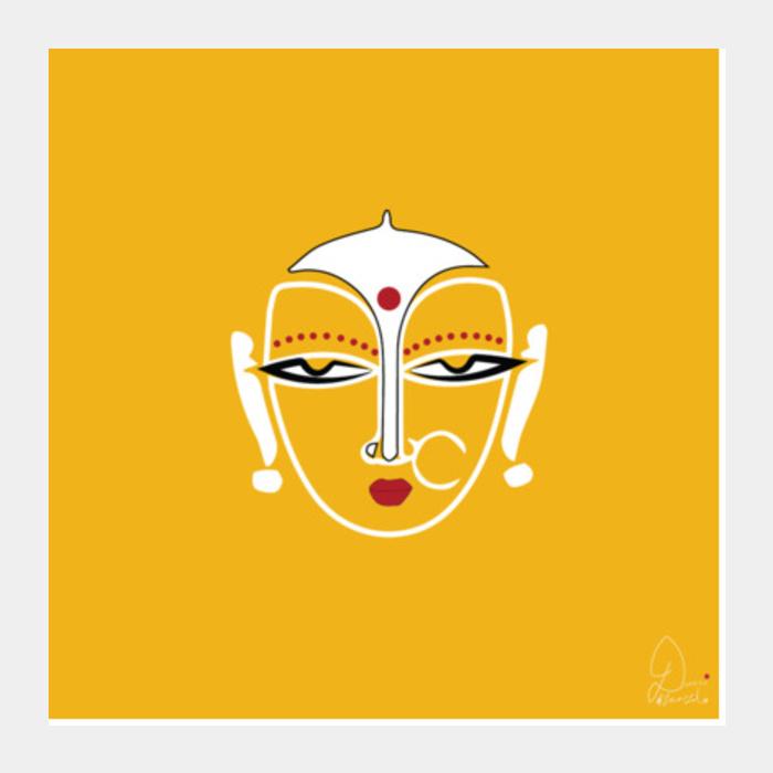 Lady Square Art Prints PosterGully Specials