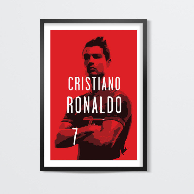 Cristiano Ronaldo Minimal Design Wall Art