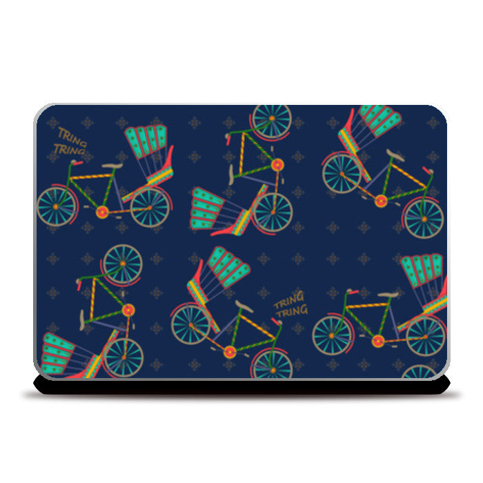 Tring Tring Rickshaws Laptop Skins