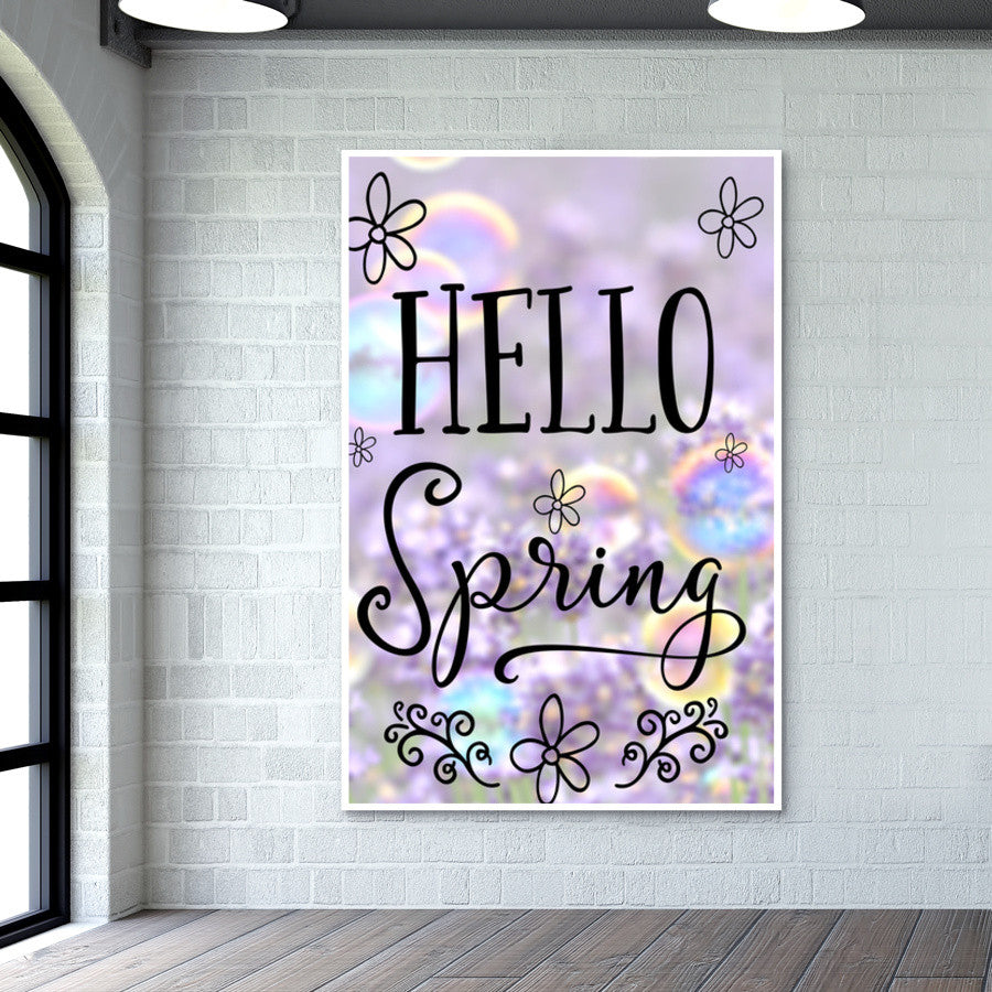 Hello Spring Wall Art