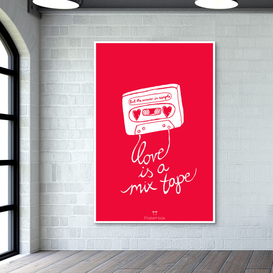 Love Is a MixTape Wall Art