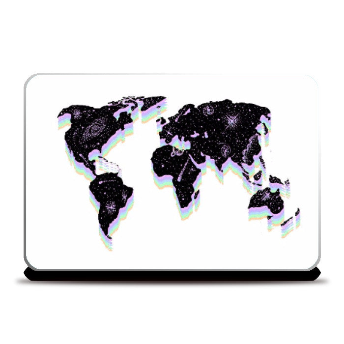 Laptop Skins, 3D world rainbow