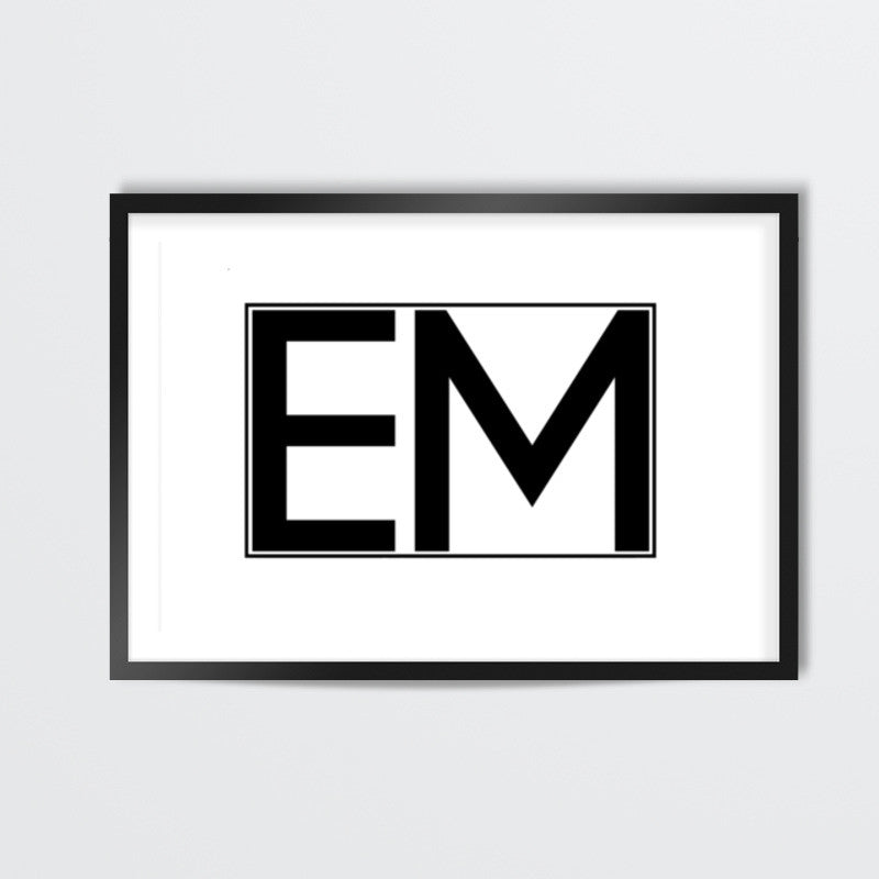 EMINEM | EM | minimal | Wall Art