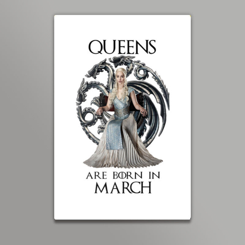 Game of Thrones | Queens | March | Targaryen Wall Art