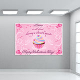 Valentines Day Cupcake Wall Art