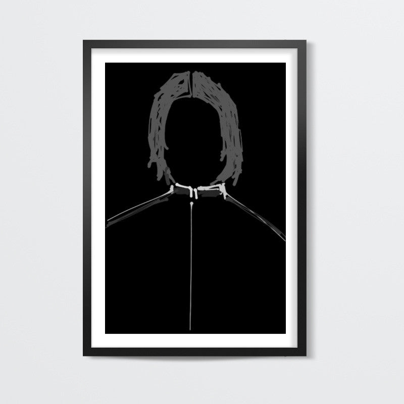 Snape Harry Potter Minimal Doodle Wall Art