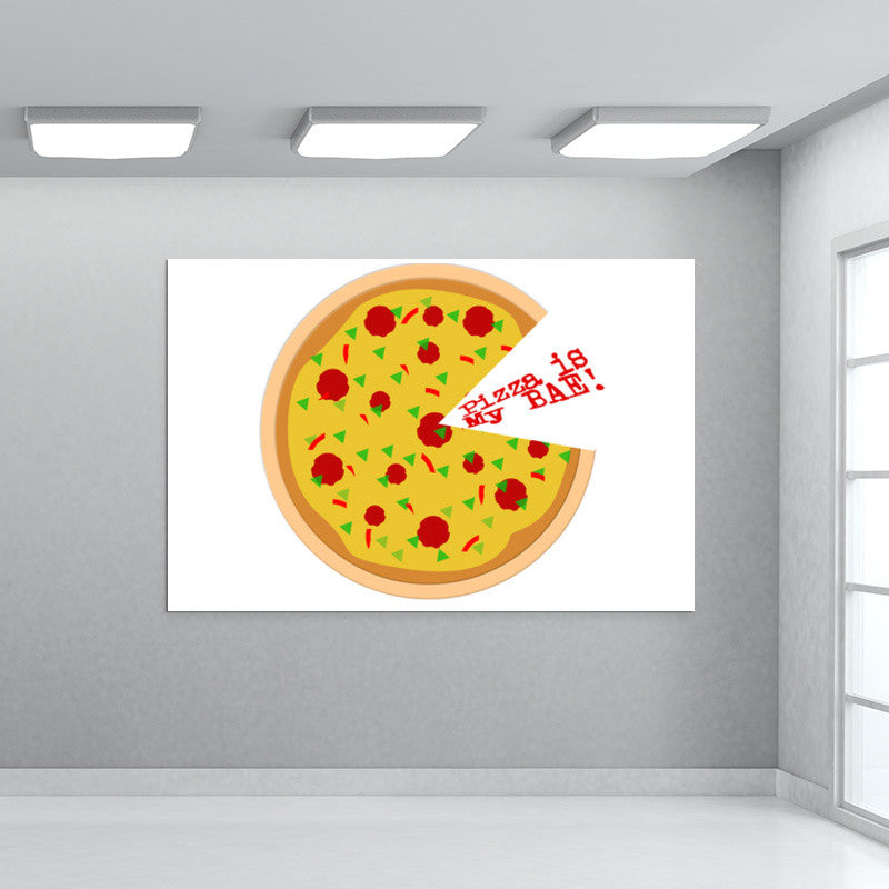 Pizza is my bae Wall Art