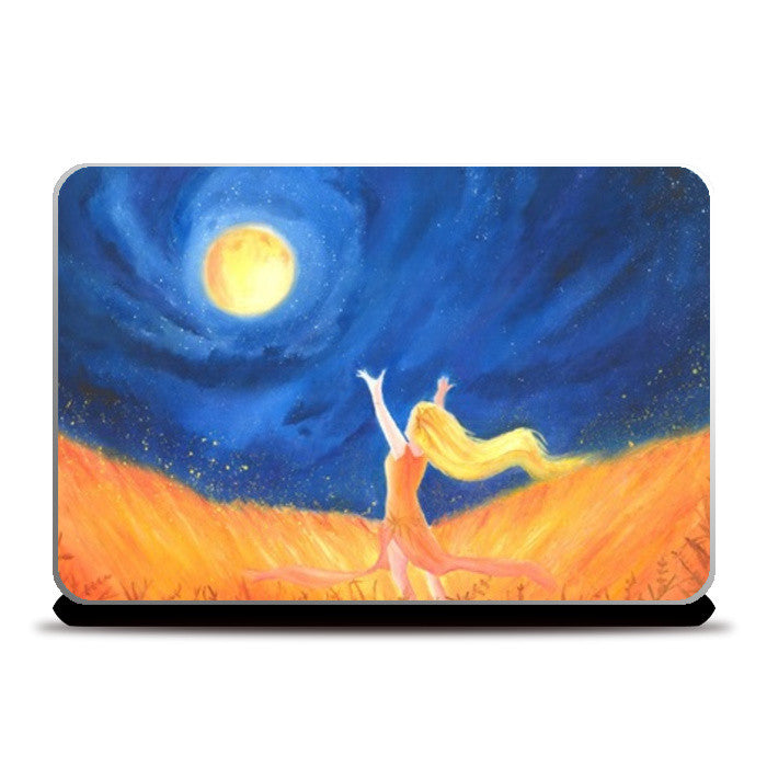 The moon Wanderer Laptop Skins