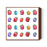 Strawberries Square Art Prints