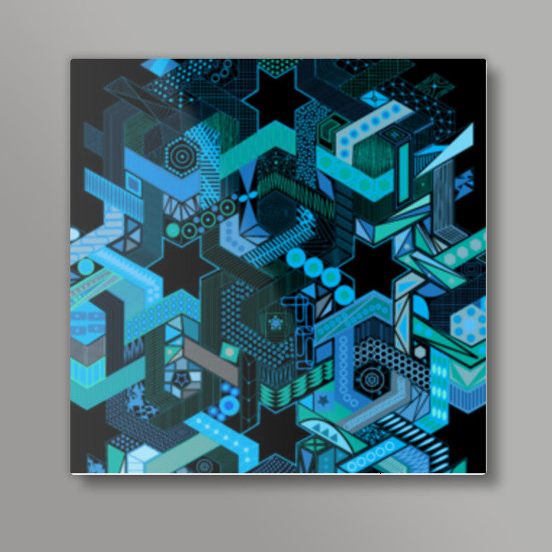 Tessellating Textures ! Square Art Prints