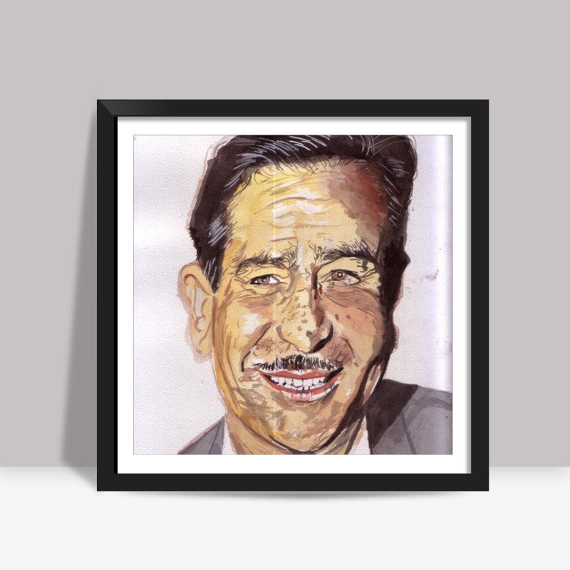 Raj Kapoor was a true showman Square Art Prints