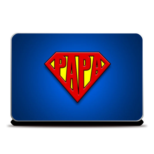 SUPER-PAPA | Fathers Day Laptop Skins