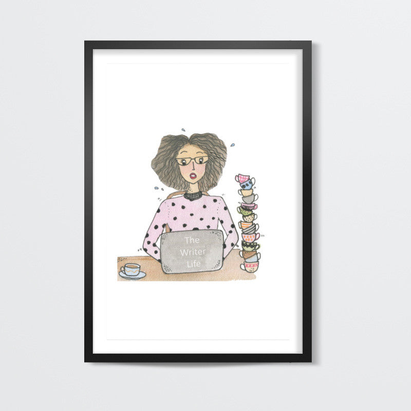 The Writer Life Wall Art