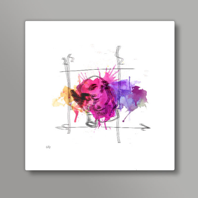 Blur Bliss Wall Art Poster Square Art Prints