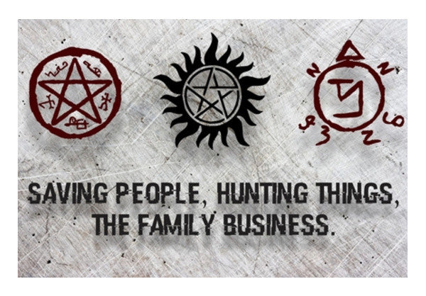 Wall Art, Supernatural: The family business Wall Art