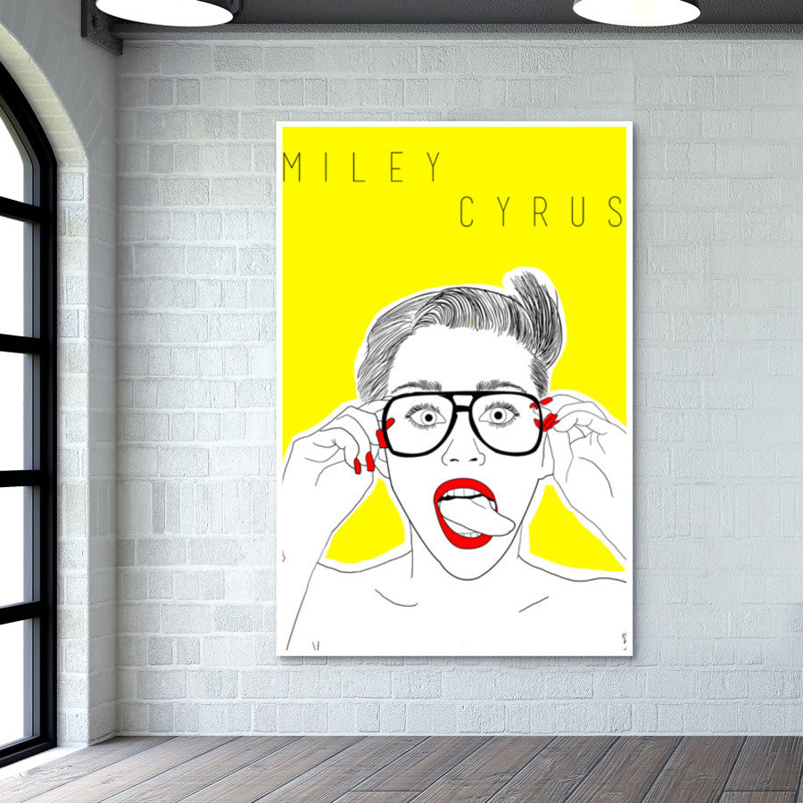 Miley Cyrus Wall Art