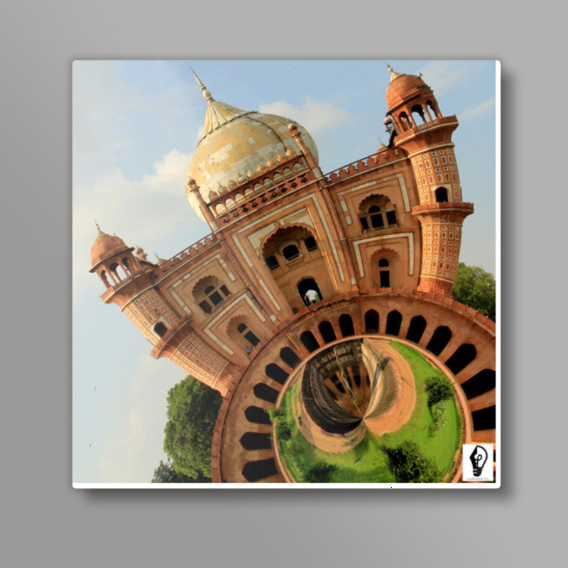 Tomb Of Safdarjung, Delhi Square Art Prints