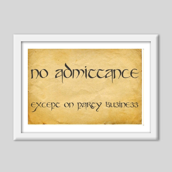Lord of the rings Bilbo Baggins quotes  Premium Italian Wooden Frames