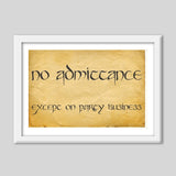 Lord of the rings Bilbo Baggins quotes  Premium Italian Wooden Frames