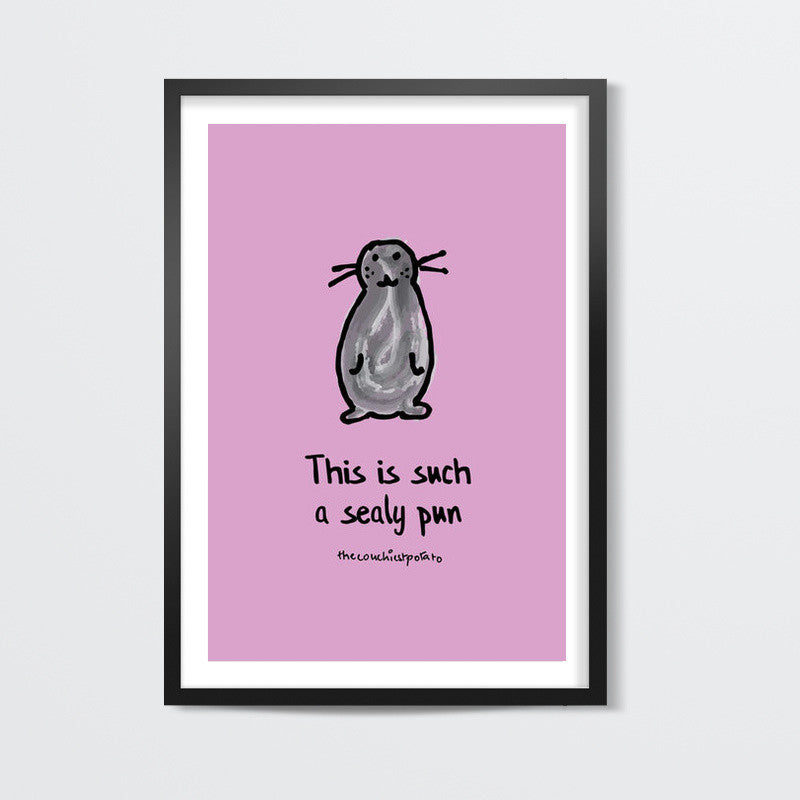 Sealy Pun | The couchiest potato Wall Art