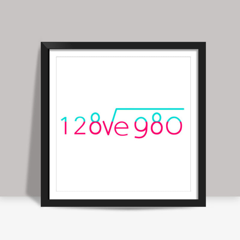 I LOVE YOU Square Art Prints