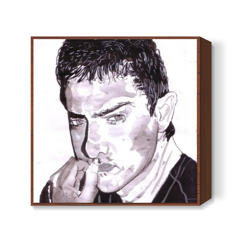 Aamir Khan is the Thinking Khan Square Art Prints