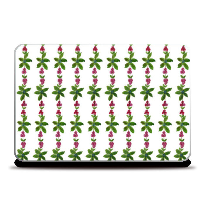 Laptop Skins, Green Leaves Spring Art Nature Pattern Laptop Skins
